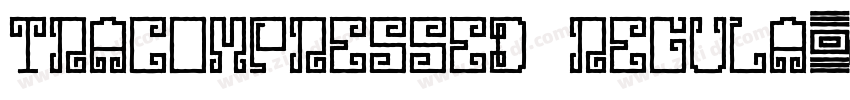traCompressed regula字体转换